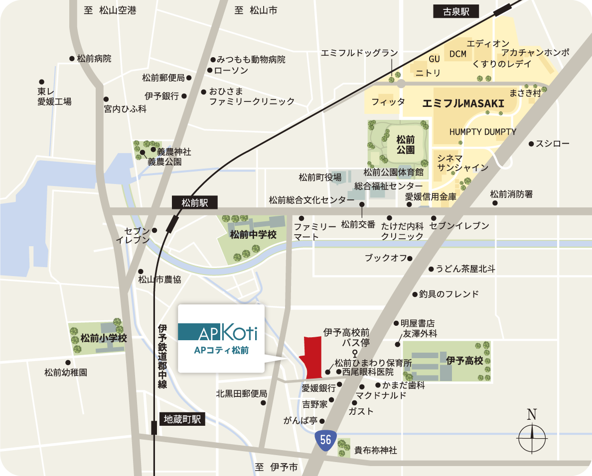 APコティ松前地図